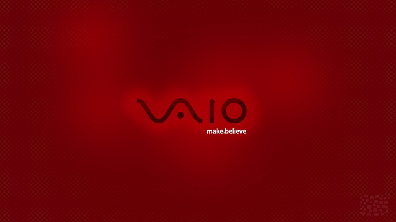 Vaio The Red One for 1366 x 768 HDTV resolution