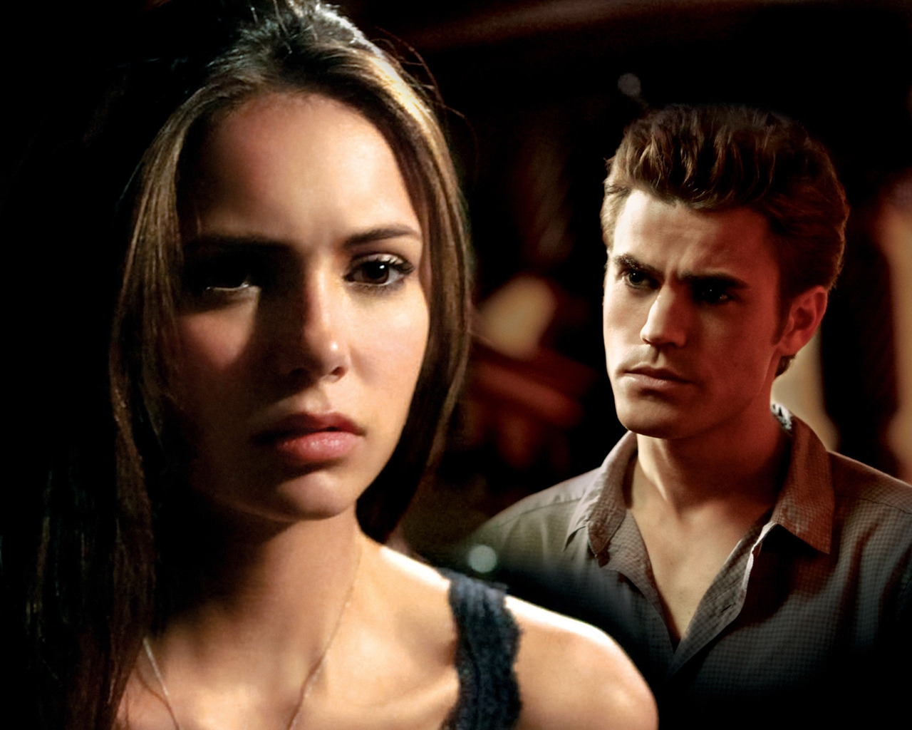 Vampire Diaries Main Characters for 1280 x 1024 resolution