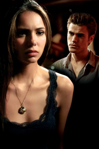 Vampire Diaries Main Characters for 320 x 480 iPhone resolution