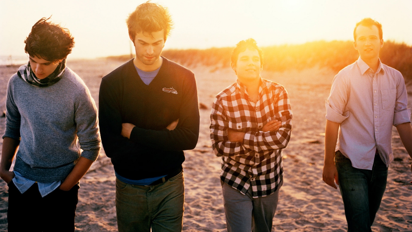 Vampire Weekend Band for 1366 x 768 HDTV resolution