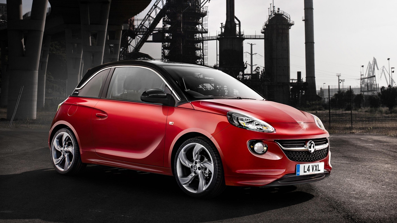 Vauxhall Adam Red for 1280 x 720 HDTV 720p resolution