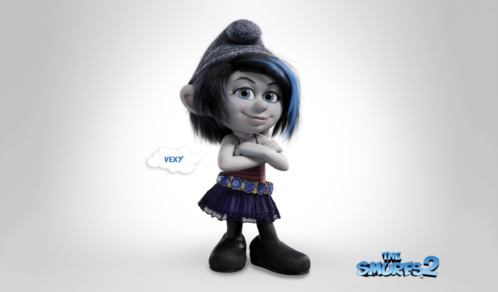 Vexy The Smurfs 2 for 1024 x 600 widescreen resolution
