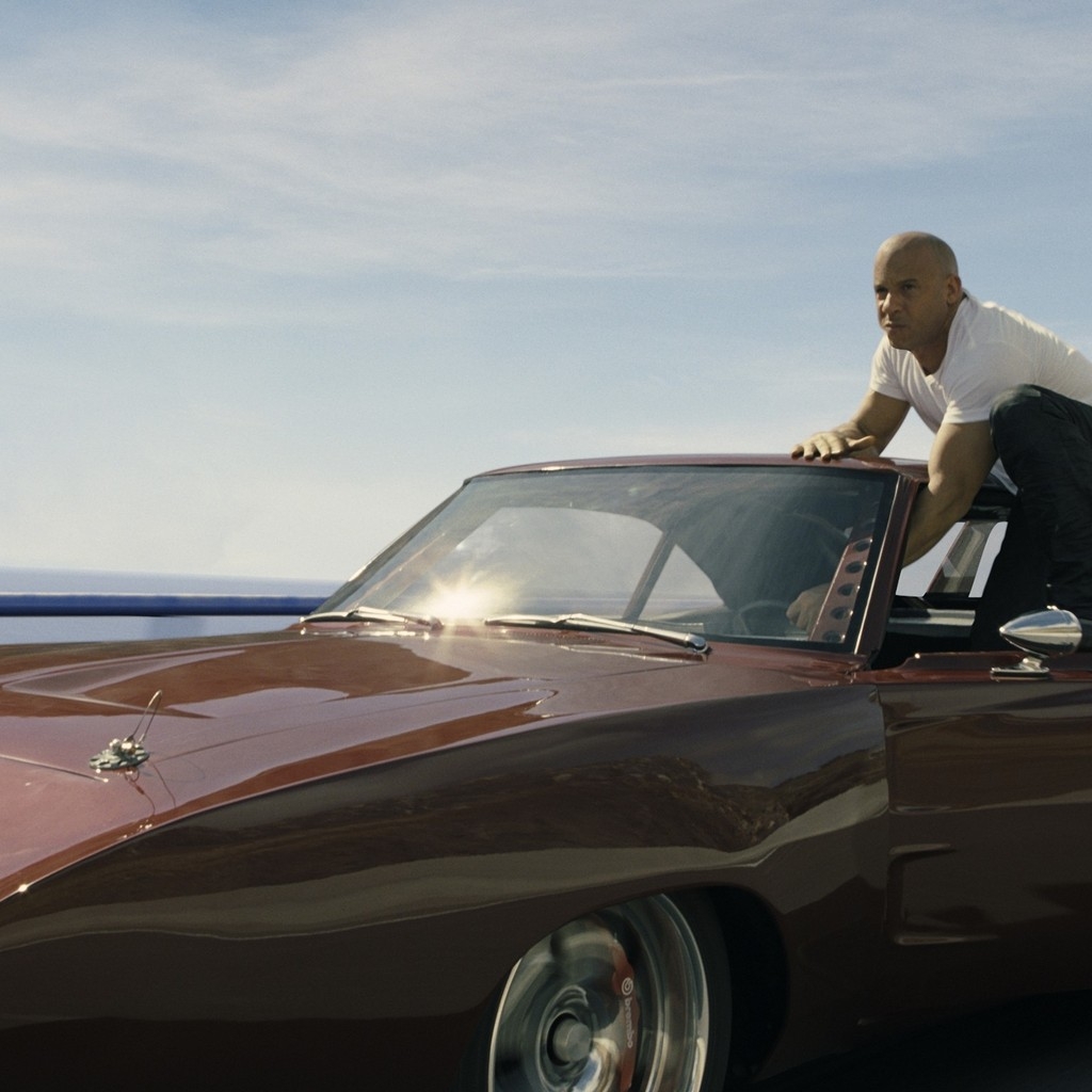 Vin Diesel in Fast and Furious for 1024 x 1024 iPad resolution