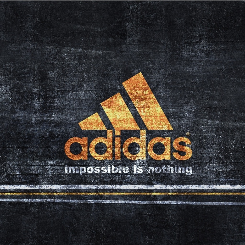 Vintage Adidas Logo for 1024 x 1024 iPad resolution