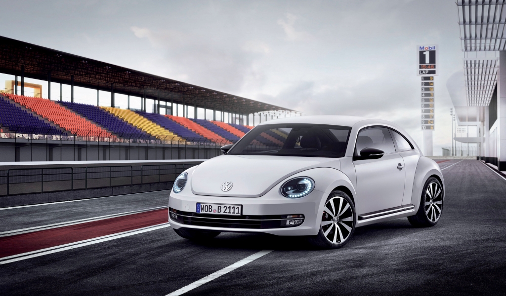 Volkswagen Beetle 2012 for 1024 x 600 widescreen resolution