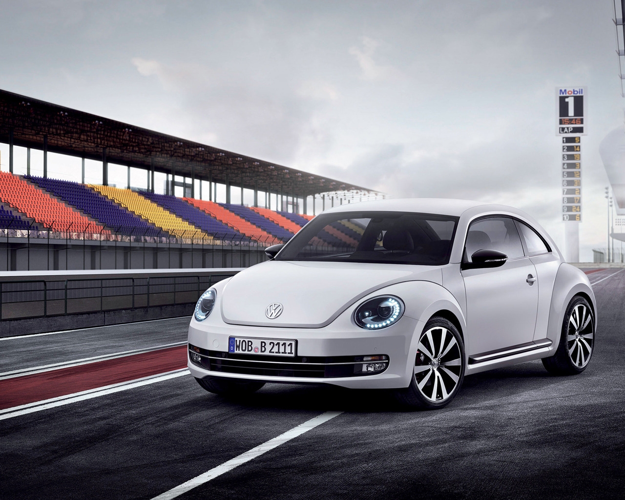 Volkswagen Beetle 2012 for 1280 x 1024 resolution