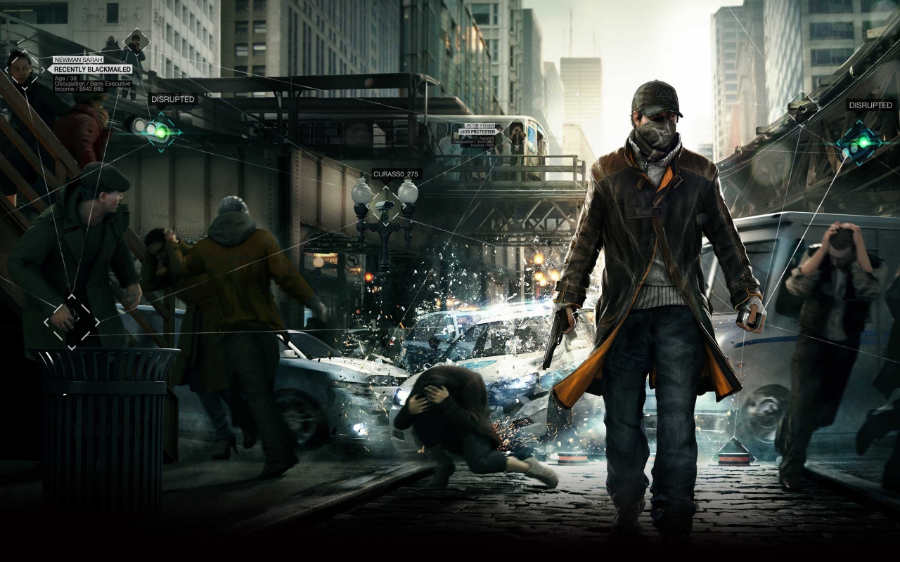 Watch Dogs Video Game for 1280 x 800 widescreen resolution