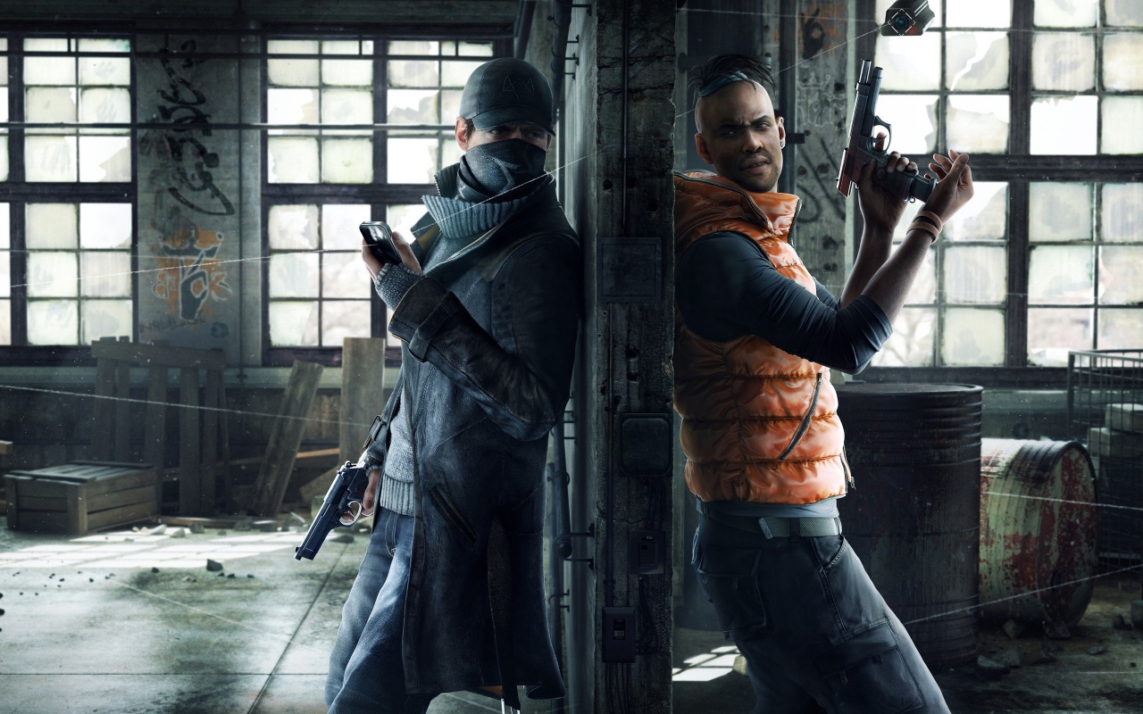 Watchdogs Aiden and Wade for 1280 x 800 widescreen resolution