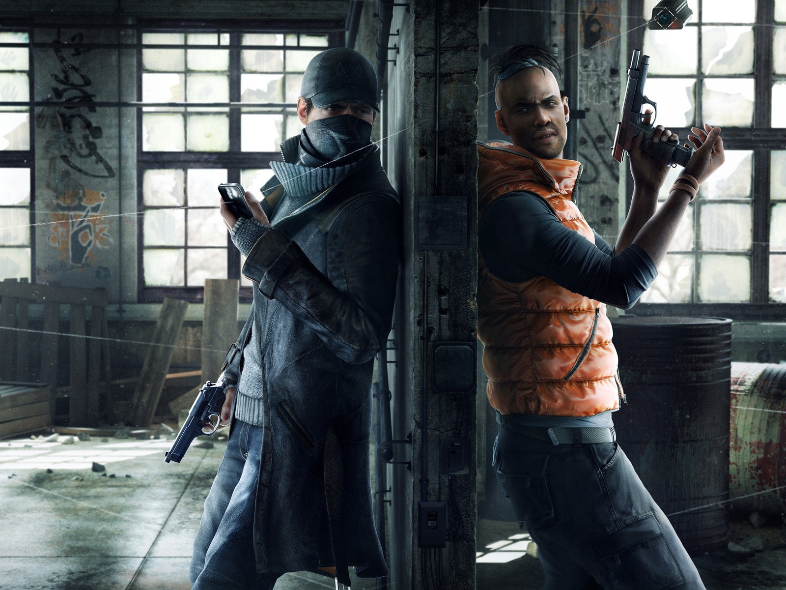 Watchdogs Aiden and Wade for 1600 x 1200 resolution