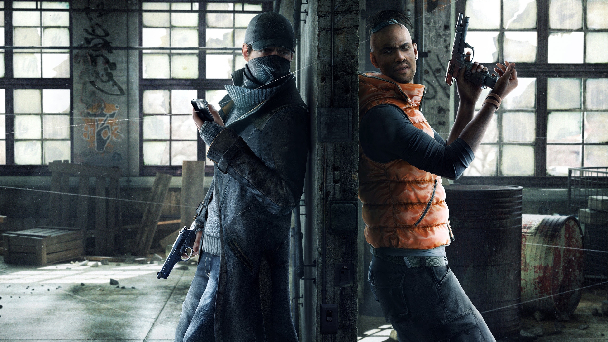 Watchdogs Aiden and Wade for 2560x1440 HDTV resolution