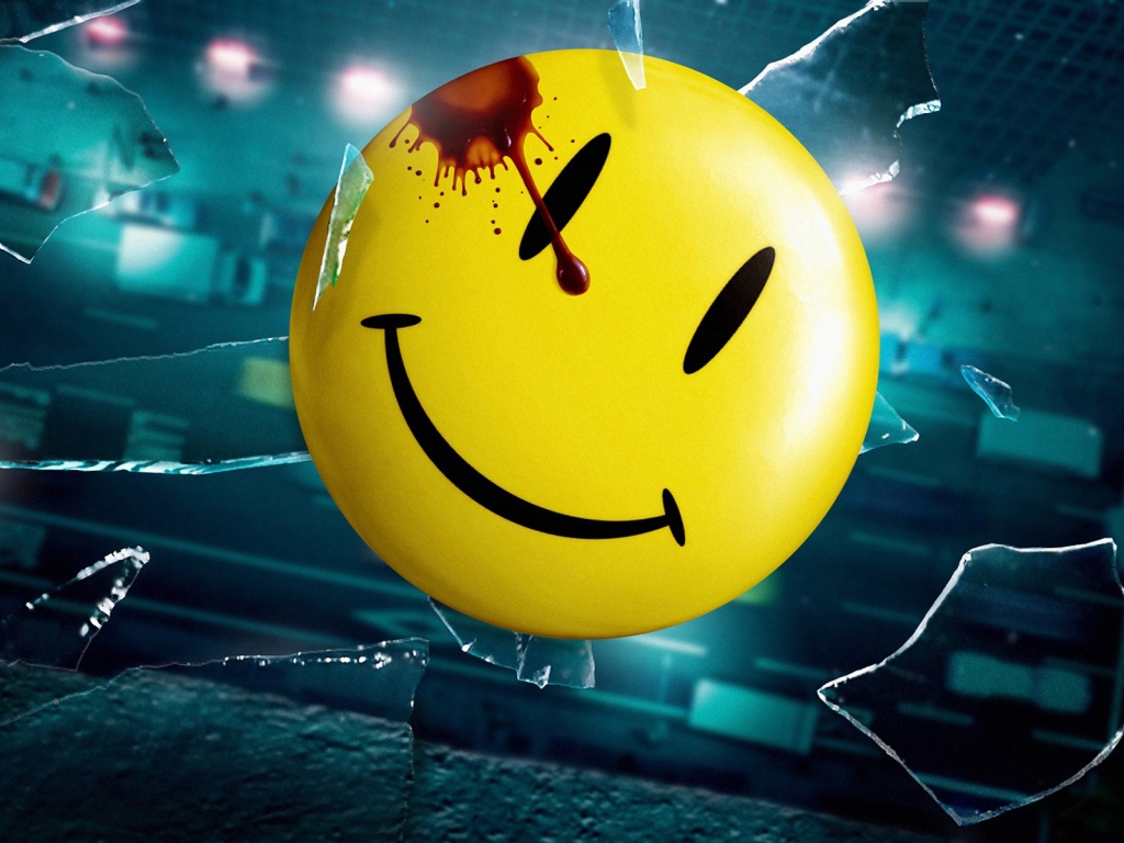 Watchmen Smiley for 1024 x 768 resolution