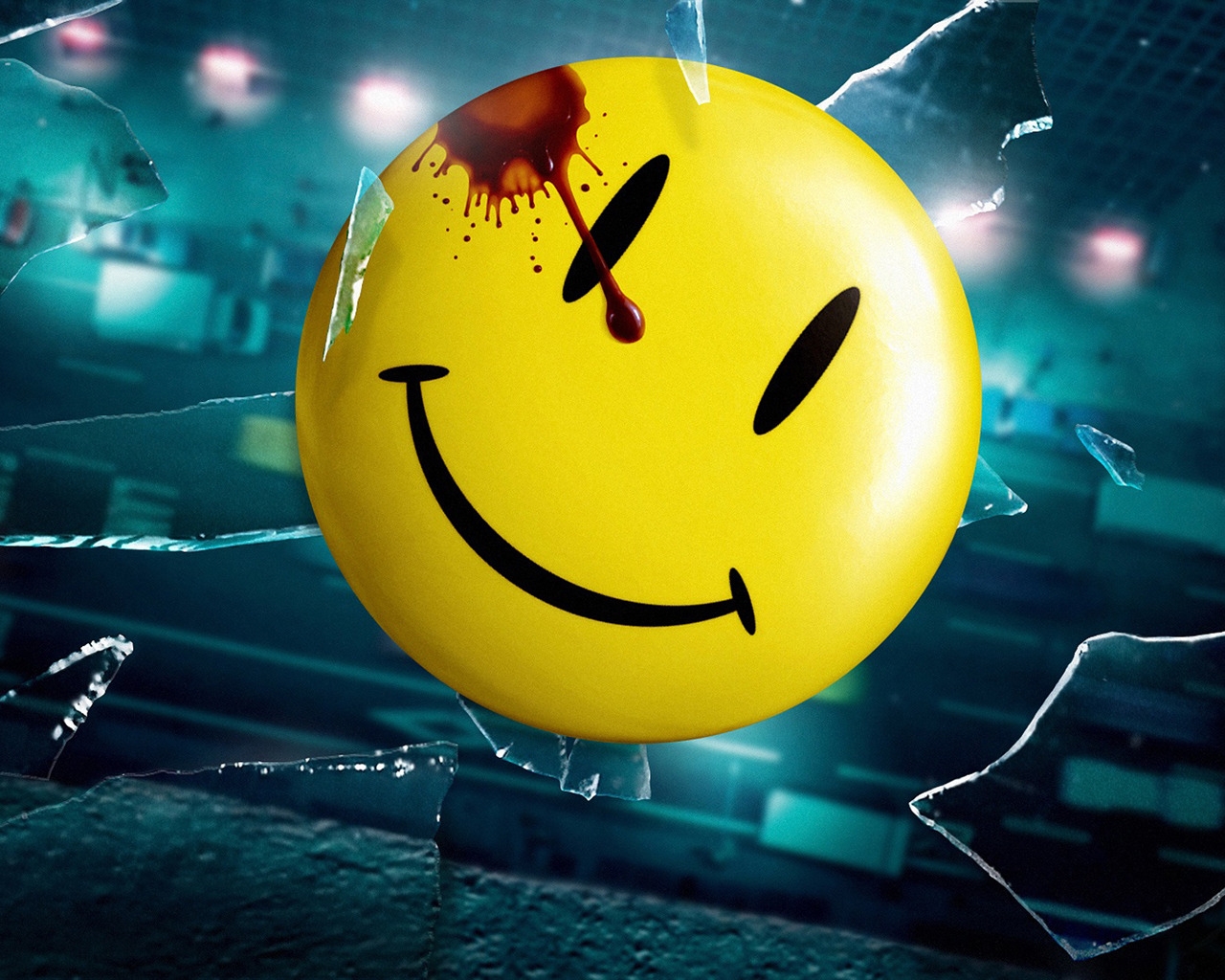Watchmen Smiley for 1280 x 1024 resolution