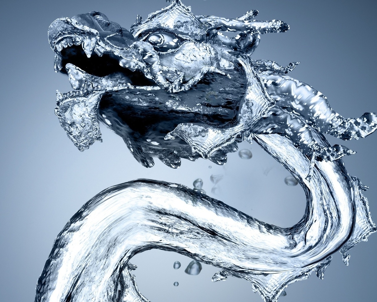 Water Dragon for 1280 x 1024 resolution