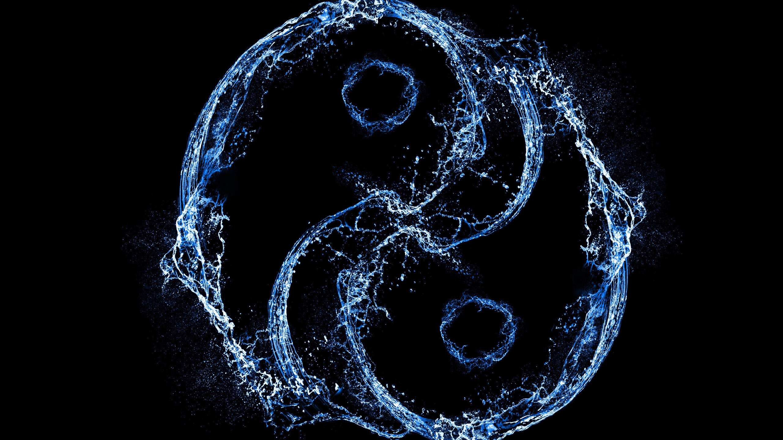 Water Ying and Yang for 2560x1440 HDTV resolution