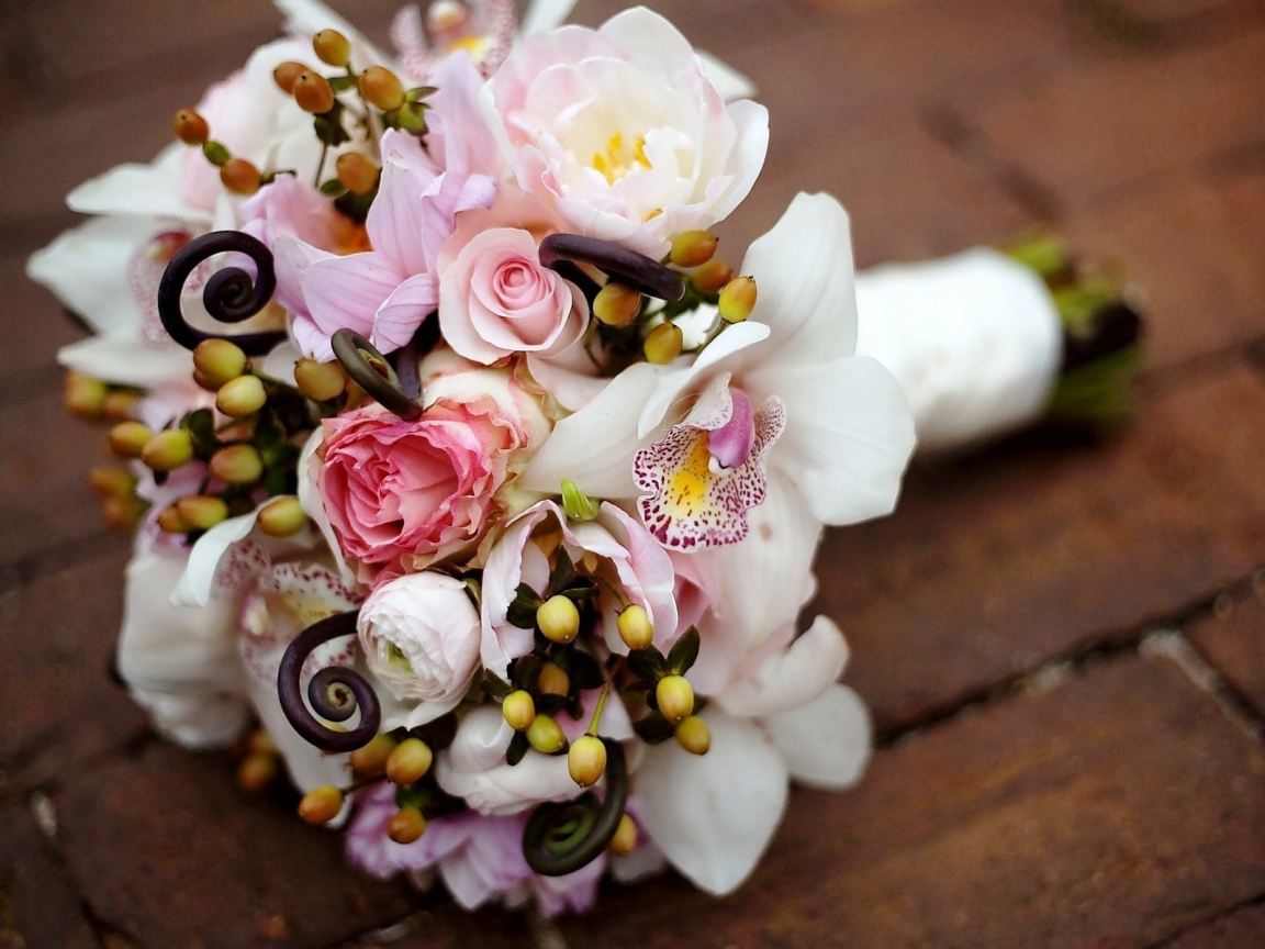 Wedding Flowers Bouquet for 1152 x 864 resolution