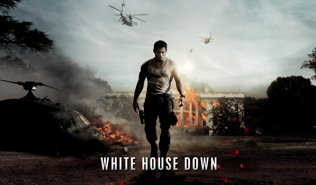 White House Down 2013 for 1024 x 600 widescreen resolution