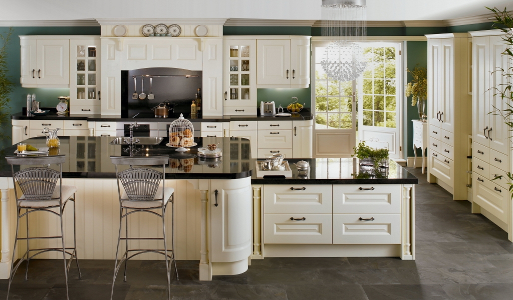 White Kitchen for 1024 x 600 widescreen resolution