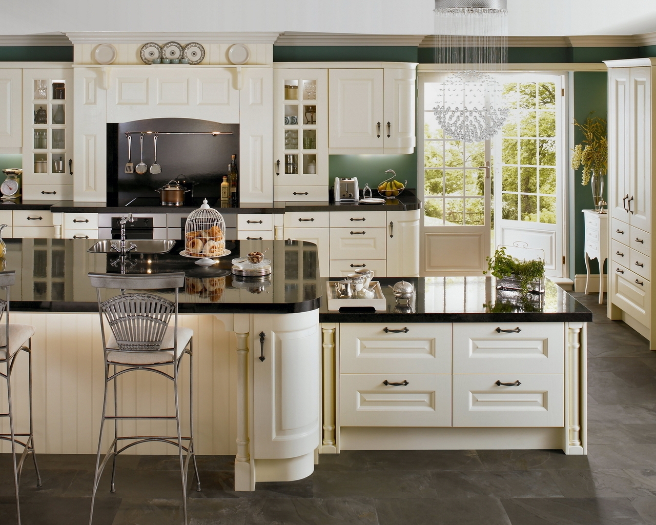 White Kitchen for 1280 x 1024 resolution