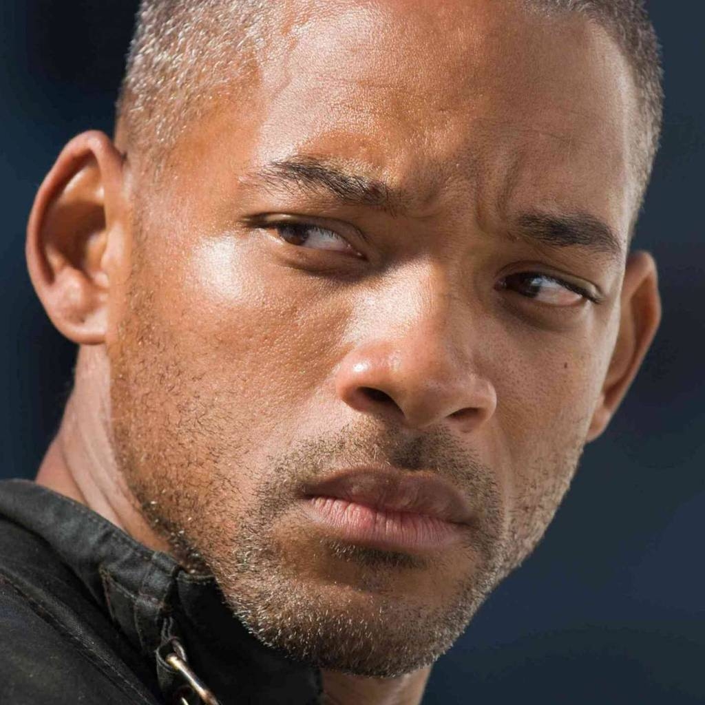 Will Smith Close Up for 1024 x 1024 iPad resolution