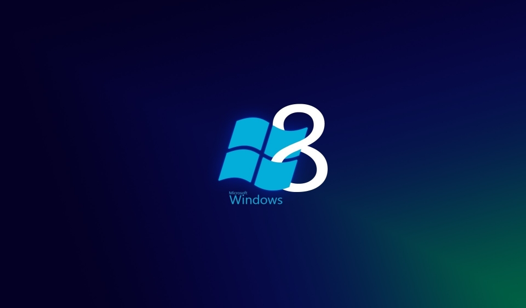 Windows 8 Blue Style for 1024 x 600 widescreen resolution