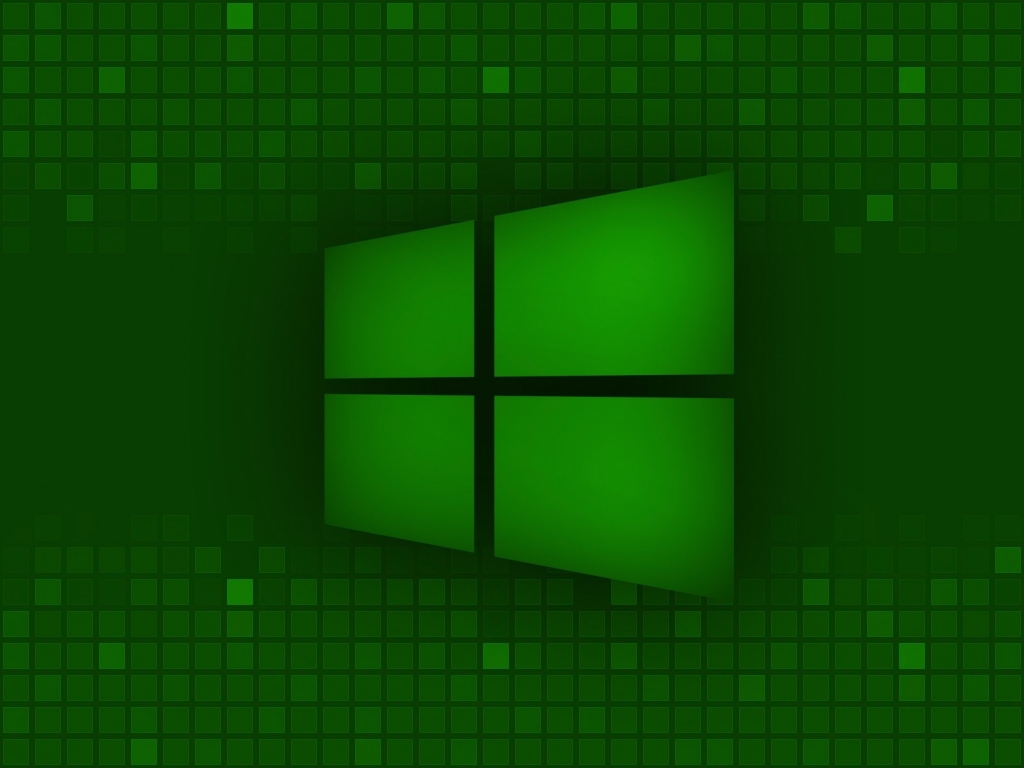 Windows 8 Green for 1024 x 768 resolution