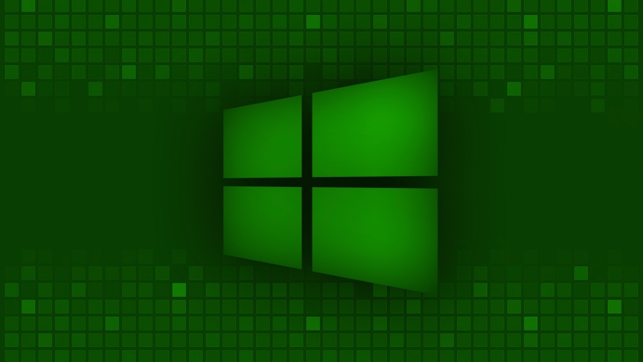 Windows 8 Green for 1280 x 720 HDTV 720p resolution