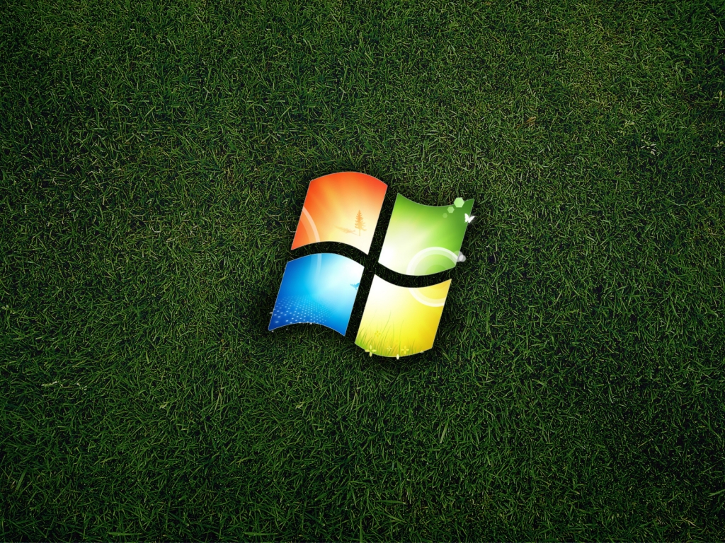 Windows Eco Logo for 1024 x 768 resolution