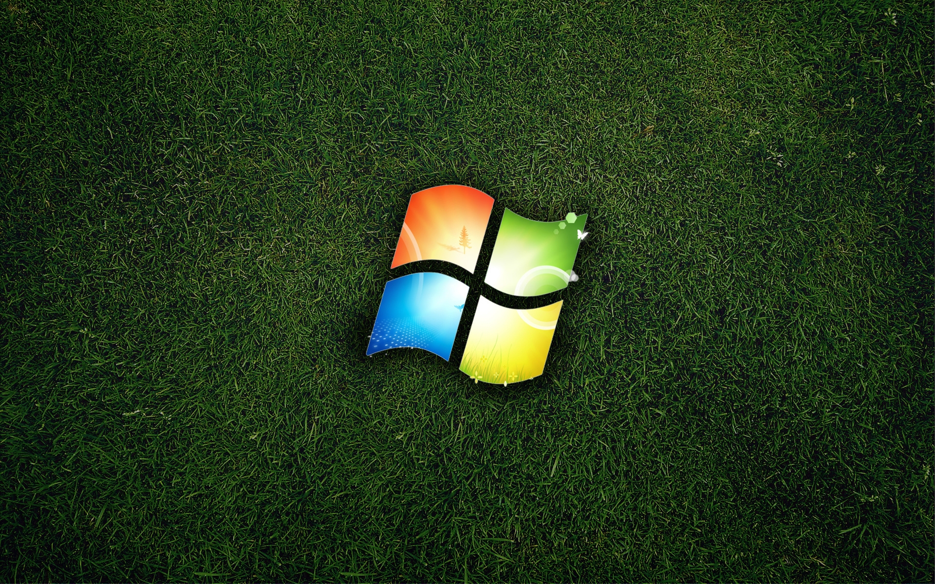 Windows Eco Logo for 1920 x 1200 widescreen resolution