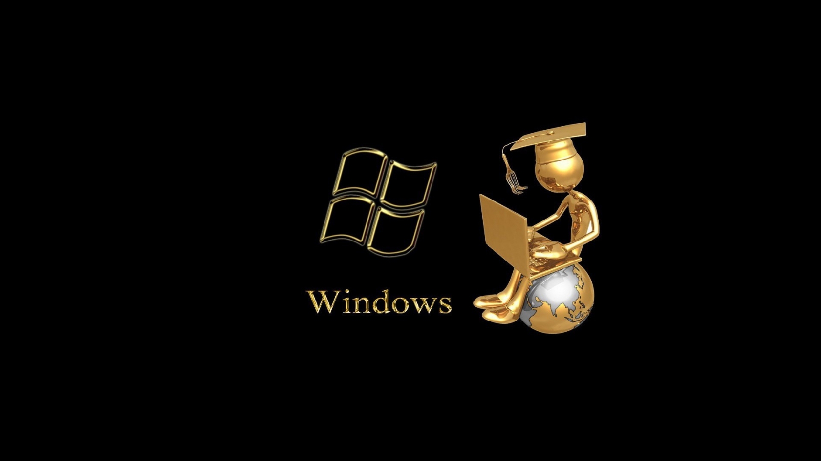 Windows Gold for 1680 x 945 HDTV resolution
