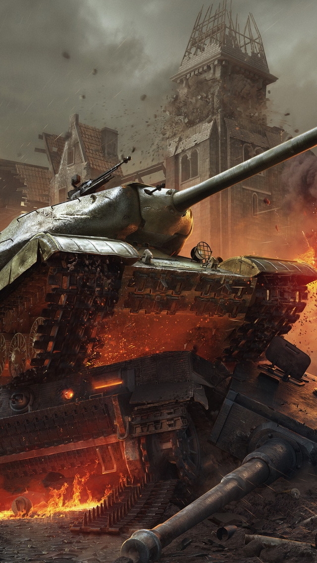 World of Tanks Game for 640 x 1136 iPhone 5 resolution