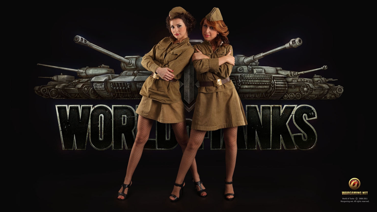 World of Tanks Girls for 1536 x 864 HDTV resolution