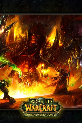 World of Warcraft Burning Crusade for 320 x 480 iPhone resolution