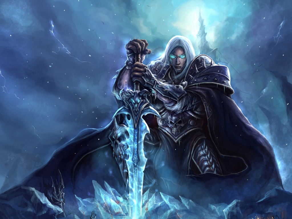 World of Warcraft Lich King Art for 1024 x 768 resolution