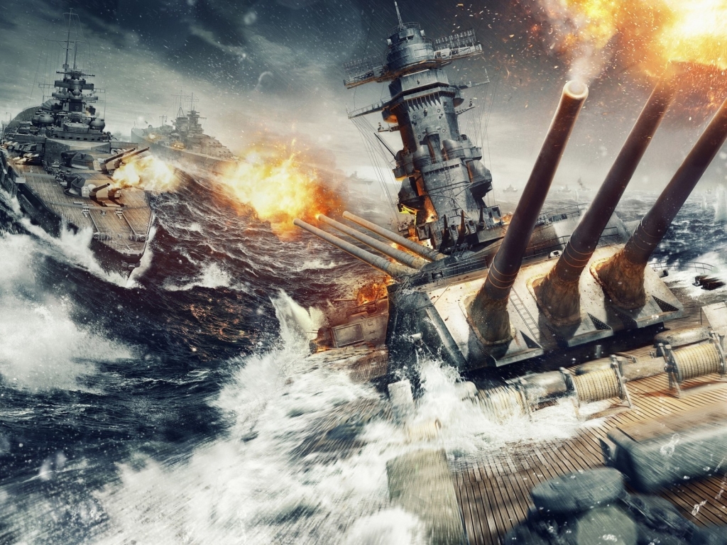 World of Warships Game for 1024 x 768 resolution
