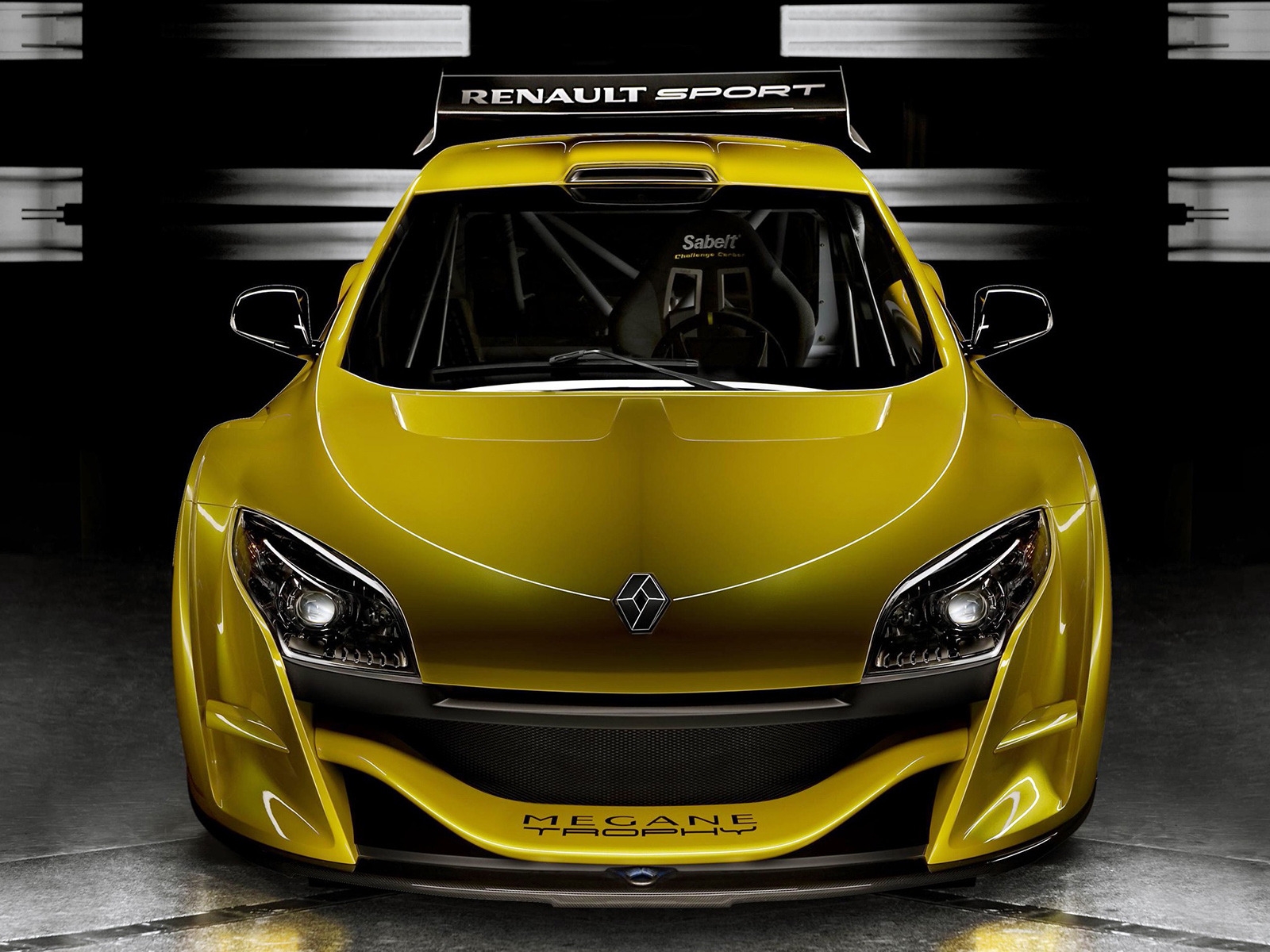 Yellow Megane Trophy Front for 1600 x 1200 resolution
