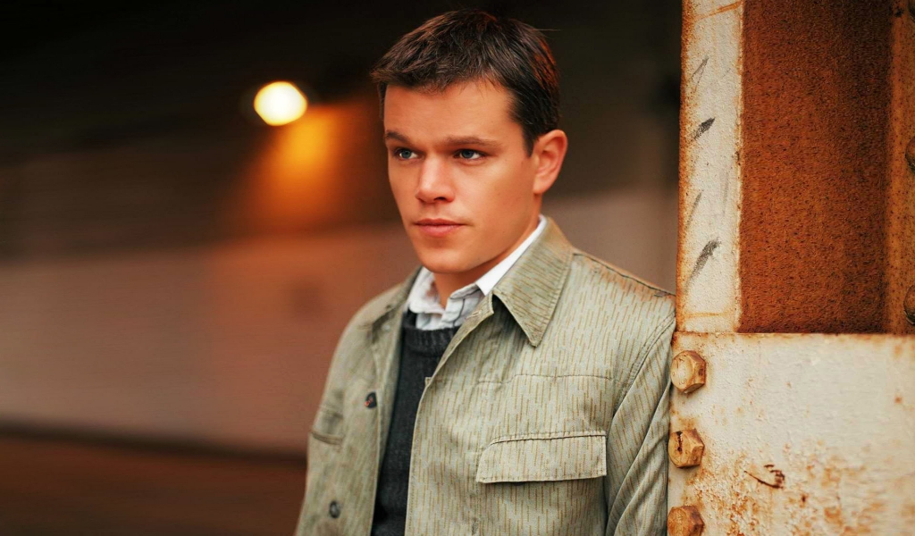 Young Matt Damon for 1024 x 600 widescreen resolution