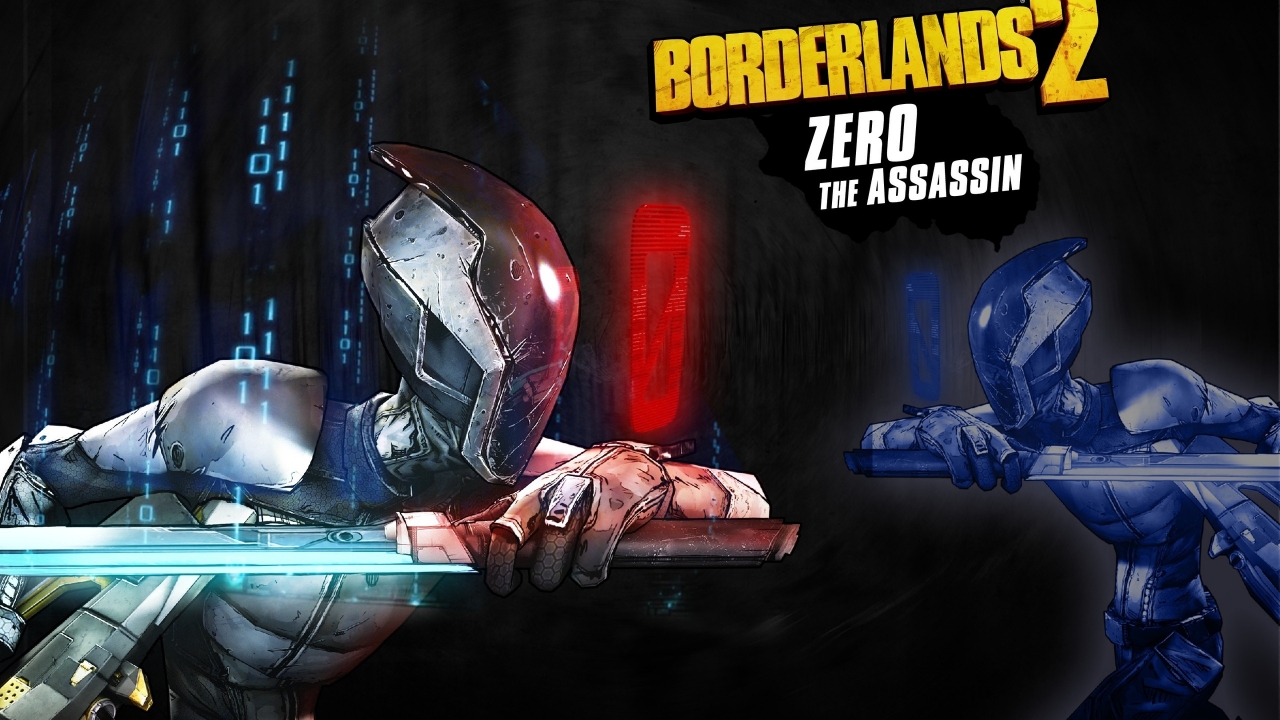 Zero The Assassin Borderlands 2  for 1280 x 720 HDTV 720p resolution