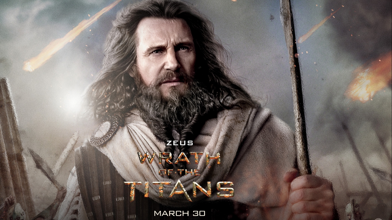 Zeus Wrath of the Titans for 1366 x 768 HDTV resolution
