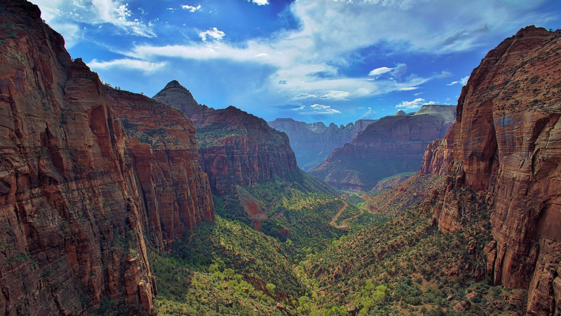 Zion National Park for 1920 x 1080 HDTV 1080p resolution