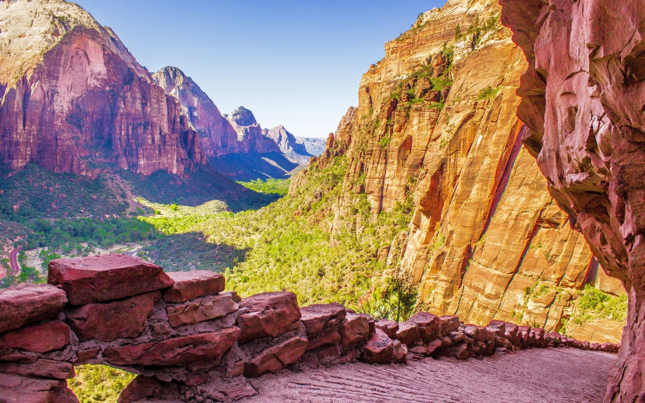 Zion National Park Utah for 1280 x 800 widescreen resolution