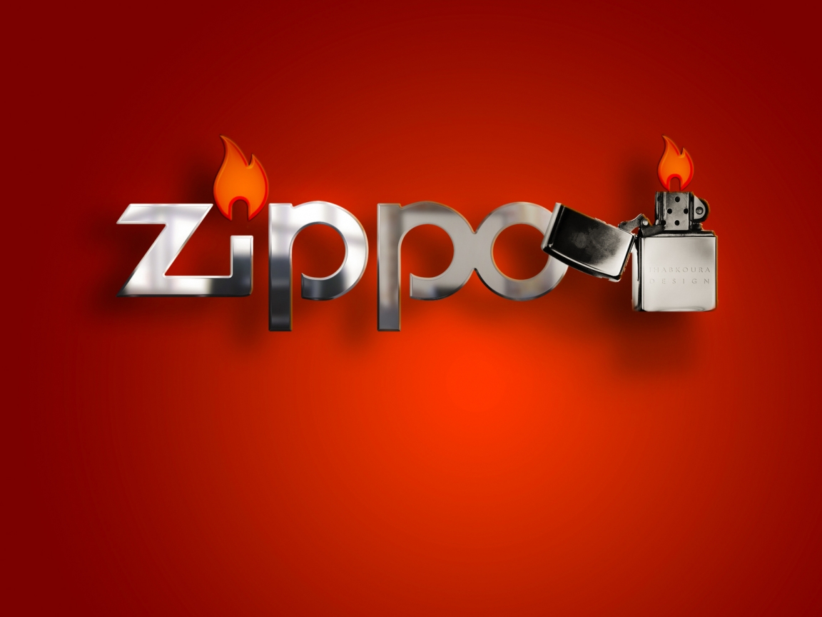 Zippo Lighter for 1152 x 864 resolution