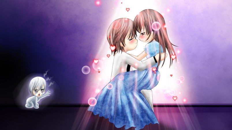 Anime Romance Kiss Wallpapers - Wallpaper Cave