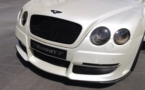Bentley Continental GT Pearl White 2008 wallpaper