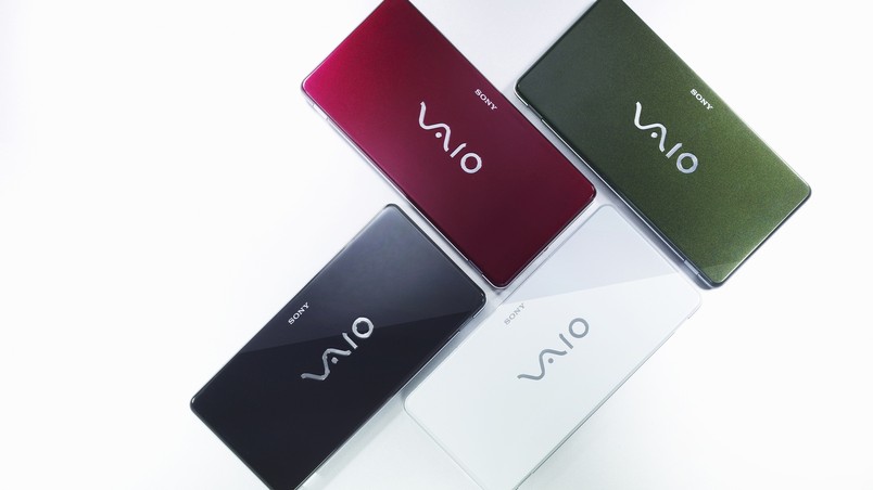 Sony Vaio 4 colors game wallpaper