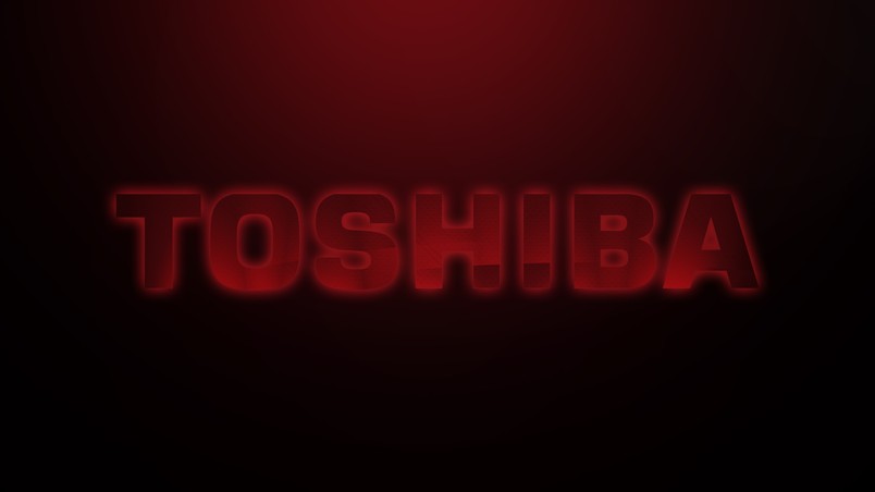 Toshiba red style wallpaper
