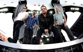 U2 band members wallpaper