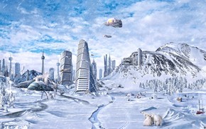 Beautiful 3D Winter Fantasy wallpaper