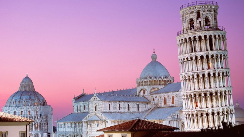 Leaning Tower of Pisa Italy wallpaper