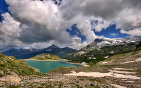 High Alpine Landscape wallpaper