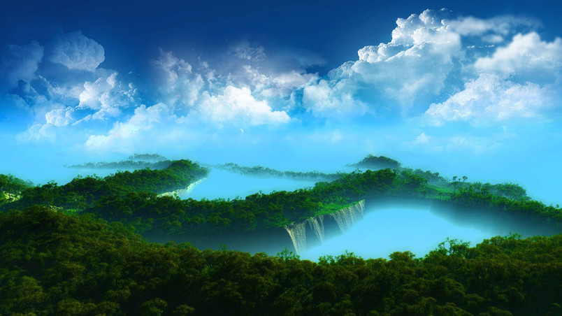 Amazing Forest Scenary wallpaper